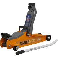 Sealey Trolley Jack 2 Tonne Low Profile Short Chassis - Orange