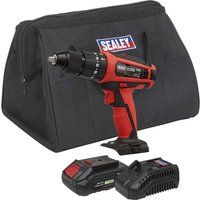 Sealey CP20VDDKIT1 20V Ø13mm 2Ah Lithium-ion Hammer Drill/Driver