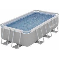 Dellonda Swimming Pool 13ft 400x200cm XL Steel Frame Above Ground & Filter Pump