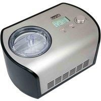 Baridi 1.2L Ice Cream Maker with Fast Freeze Compressor Cooling Stainless Steel