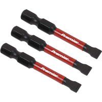 Sealey AK8227 3pc 50mm Slotted 5.5mm Impact Power Tool Bit Set