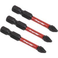 Sealey AK8230 Phillips #2 Impact Power Tool Bits 50mm - 3pc