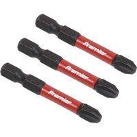 Sealey AK8231 3pc 50mm Phillips #3 Impact Power Tool Bit Set