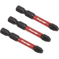 Sealey AK8234 Pozi #3 Impact Power Tool Bits 50mm - 3pc