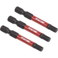 Sealey Hex 5mm Impact Power Tool Bits 50mm - Pack of 3 - AK8238