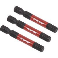 Sealey AK8239 Hex 6mm Impact Power Tool Bits 50mm - 3pc