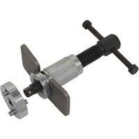 Sealey Brake Piston Wind-Back Tool with Double Adaptor Left Handed Thread Rewind