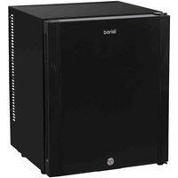 Baridi 25L Ultra Quiet Drinks & Wine Mini Cooler Fridge with LED Light, Black