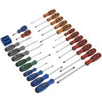 Siegen S0617 Soft Grip Screwdriver Set 24pc
