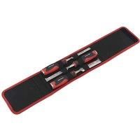 Sealey Hammer-Thru Wood Chisel Pack of 3 Set With Striking Cap - AK9238