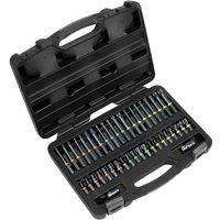 Sealey AK21901 TRXStar/Hex/Spline Bit Set Impact 42pc 3/8In/1/2InSq Drive