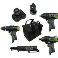 Sealey CP108VCOMBO1 FOUR UNIT KIT 10.8V Cordless Combo Kit 2 Batteries / Charger