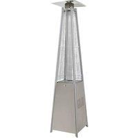 Dellonda Freestanding Gas Pyramid Patio Heater Outdoor Garden Glass Tube 13kW