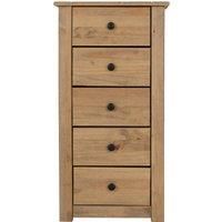 Panama 5 Drawer Chest Natural