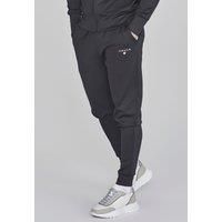 SikSilk Men's Essentials Poly Track Pants in Black | Size: Medium