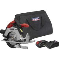 Sealey Circular Saw Kit 20V Ø150mm 2Ah Wood/Soft Metal Use - CP20VCSKIT1