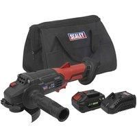 Sealey CP20VAGBKIT1 Cordless Angle Grinder Kit 115mm 20V 4Ah