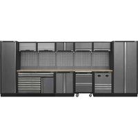 Sealey APMSSTACK16W Modular Storage System Combo - Pressed Wood Worktop