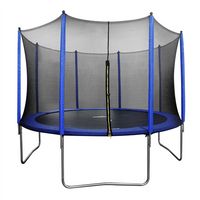 Dellonda 12ft Heavy-Duty Outdoor Trampoline for Kids with Safety Enclosure Net - DL69