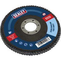 Ø115mm Zirconium Flap Disc Ø22mm Bore 120Grit