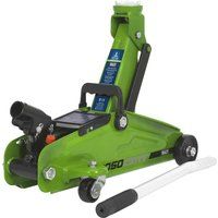 Sealey 1050CXHV 2tonne Short Chassis Trolley Jack - Hi-Vis