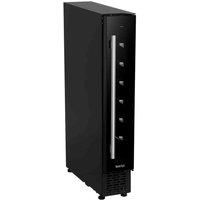 Baridi 7 Bottle 15cm Slim Wine Fridge Cooler, Digital Touch Controls, Black