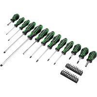 Sealey 33pc GripMAX® Screwdriver & Bit Set - Hi-Vis AK4370HV