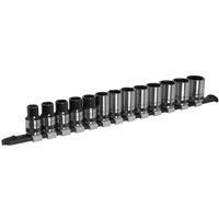 Sealey AK7994 Socket Set 13pc 1/2InSq Drive Metric  Black Series