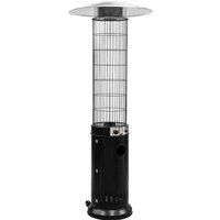 Dellonda DG124 13kW Freestanding Gas Patio Heater Heats An 8m Area Adjustable