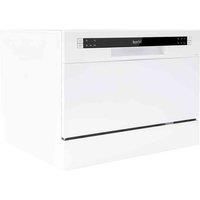 Baridi Compact Tabletop Dishwasher 6 Place Settings 6 Programmes - White