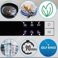 Baridi Compact Tabletop Dishwasher 8 Place Settings 6 Programmes - White