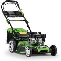 Dellonda Self-Propelled Petrol Lawnmower Grass Bag 149cc 18"/46cm 4-Stroke Engine - DG101