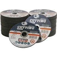 Sealey Cutting Disc Pack of 50 £100 x 3mm £16mm Bore PTC/100C50