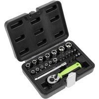 Sealey 25pc 1/4" Sq Drive Socket Set Metric - S01233