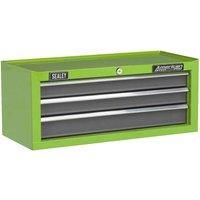 Sealey Mid-Box 3 Drawer with Ball-Bearing Slides - Green/Grey - AP22309BBHV