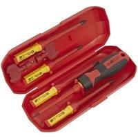 Sealey Screwdriver Set Interchangeable 8pc - VDE Approved