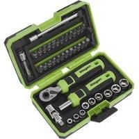 Siegen by Sealey Socket & Bit Set 38pc 1/4"Sq Drive - S01255