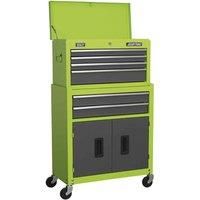 Sealey Ap2200Bbhv Topchest & Rollcab Combination 6 Drawer Ball Bearing Runners