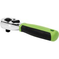 Siegen Ratchet Wrench 1/4"Sq Drive Stubby â€“ Flip Reverse