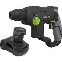 Cordless SDS Plus Rotary Hammer Drill Kit 10.8V 2Ah SV10.8 Sealey CP108VSDS