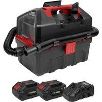 Sealey CP20VWDV SV20 20v Cordless Wet and Dry Vacuum Cleaner 2 x 4ah Li-ion Charger No Case