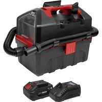 Sealey CP20VWDV SV20 20v Cordless Wet and Dry Vacuum Cleaner 1 x 4ah Li-ion Charger No Case