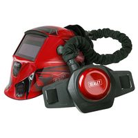 Sealey Welding Helmet with TH2 Powered Air Purifying Respirator (PAPR) Auto Dark