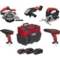 Sealey CP20VCOMBO13 - 20V SV20 Series Cordless 5 Tool Combo Kit