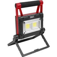 Sealey 15W COB LED Solar Powered Rechargeable Portable Floodlight