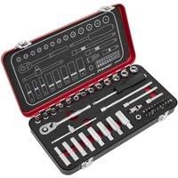 Sealey Socket Set 49pc 1/4"Sq Drive Premier Platinum Series AK7920