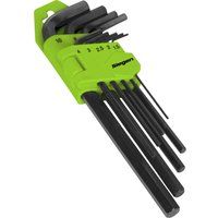Siegen By Sealey 9pc Long Allen Key Hex Set, Metric - S01091