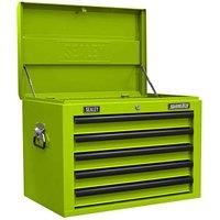 STP23 Sealey AP26059THV Topchest 5 Drawer with Ball-Bearing Slides - Green/Black