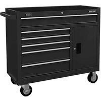 Rollcab 6 Drawer with Ball Bearing Slides - Black