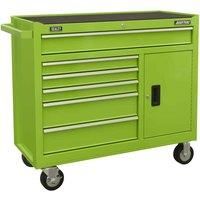 Rollcab 6 Drawer with Ball Bearing Slides - Green
